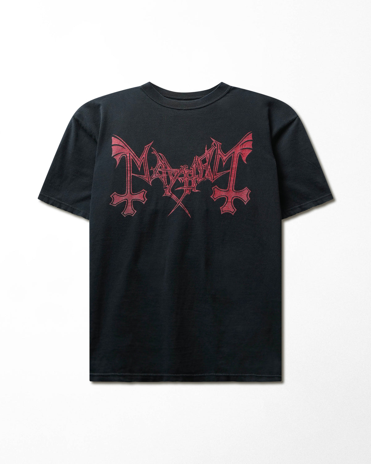 Vintage Anvil "Mayhem Pure Norwegian Black Metal" Black T-Shirt - product view 1