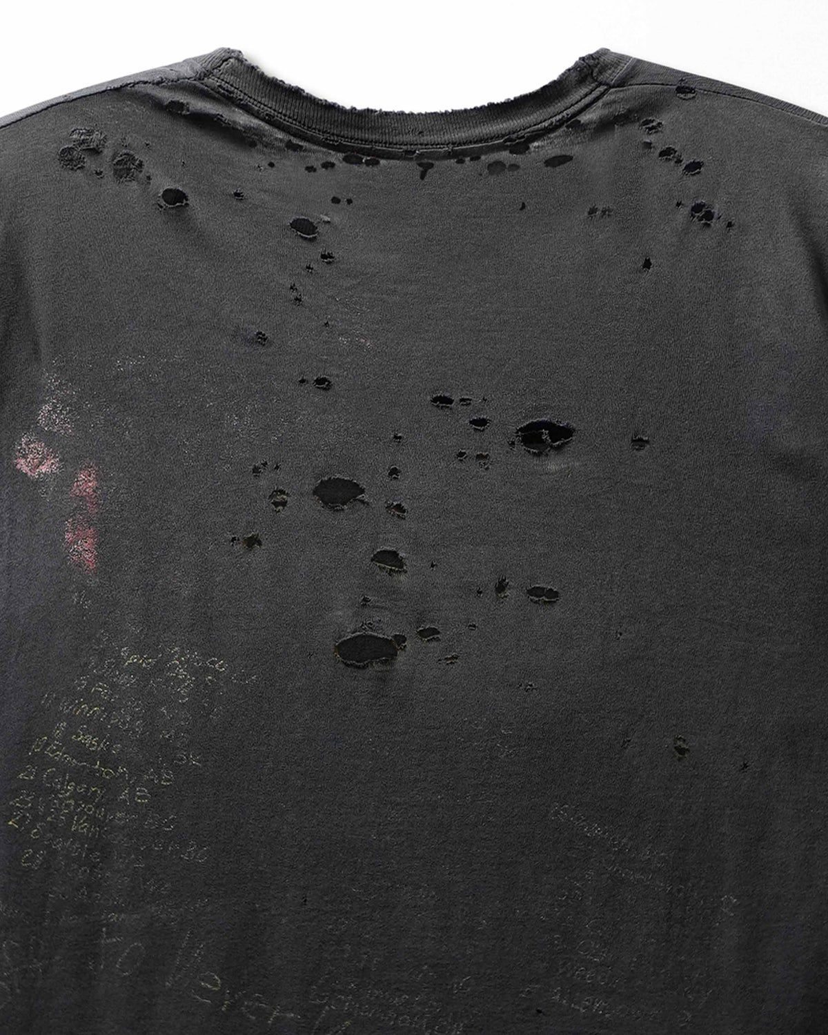 Vintage "Metallica Sandman" Black Faded Distressed T-Shirt - product view 4