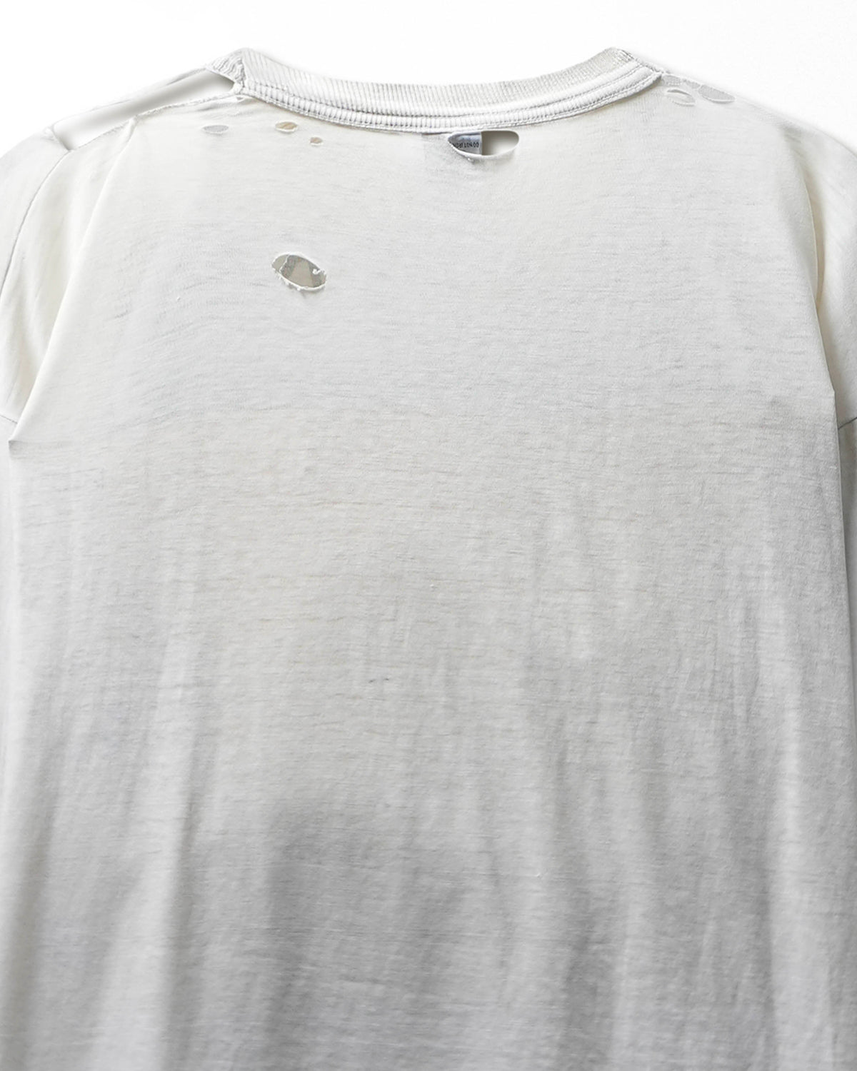 Vintage Sierra Teez "The Doors Jim Morrison" White Destroyed Long Sleeve T-Shirt - product view 5