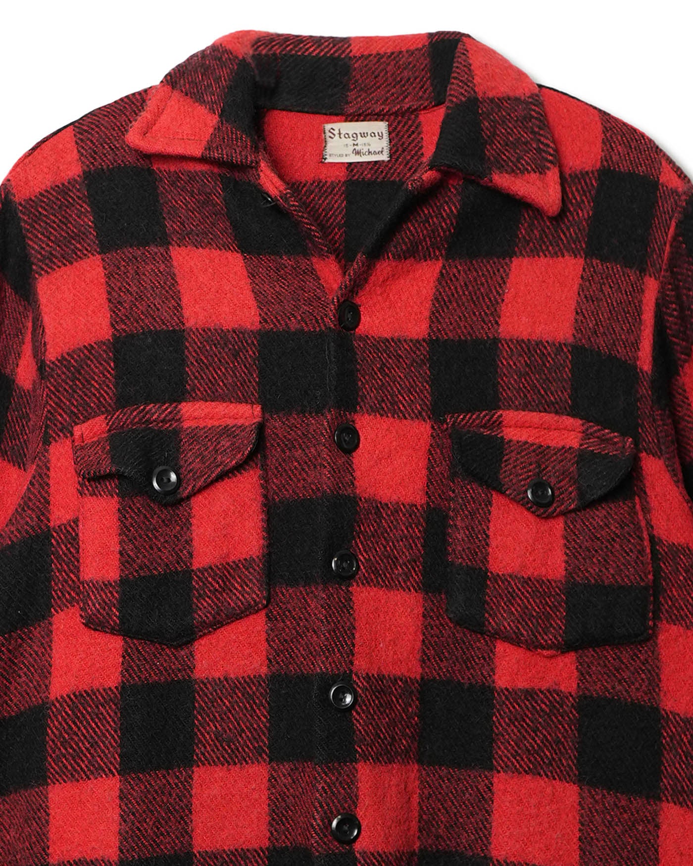 STAGWAY RED CHECKERED FLANNEL