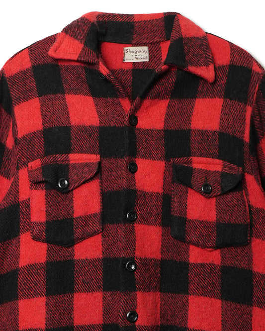 STAGWAY RED CHECKERED FLANNEL