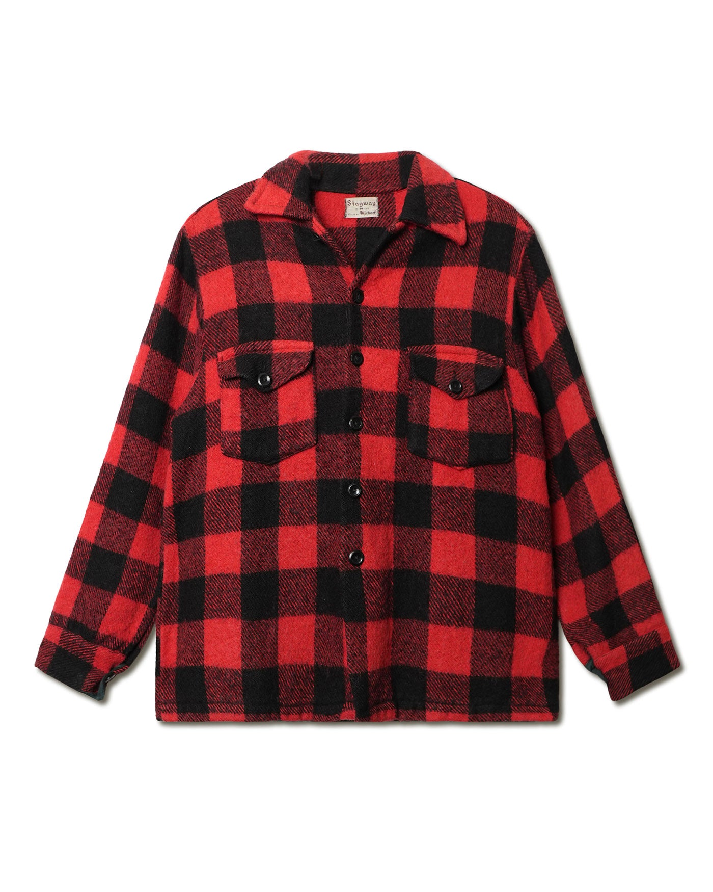STAGWAY RED CHECKERED FLANNEL