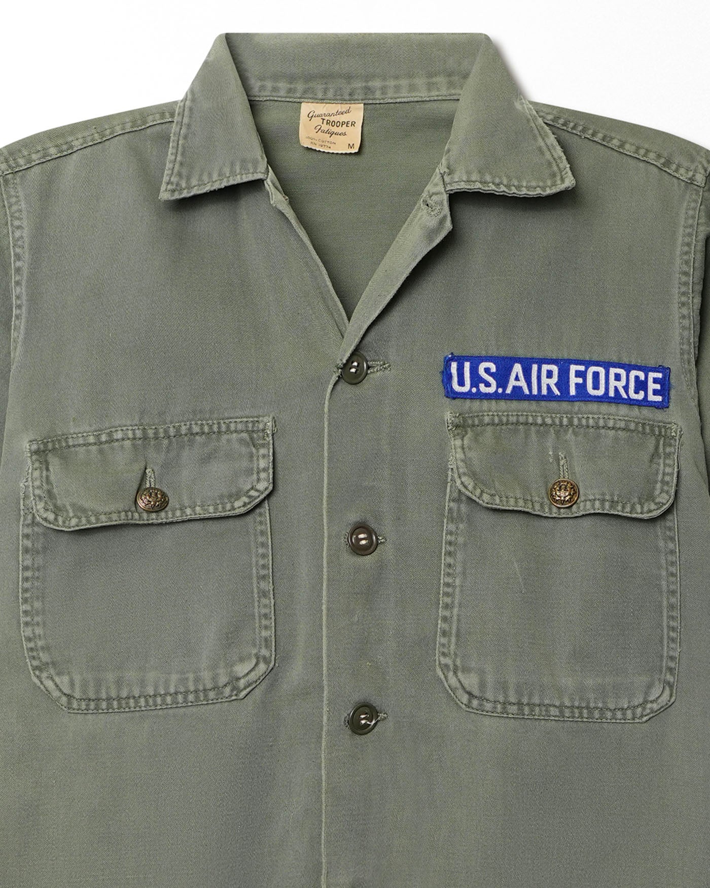 U.S. AIR FORCE OG-107 GREEN SHORT SLEEVE SHIRT
