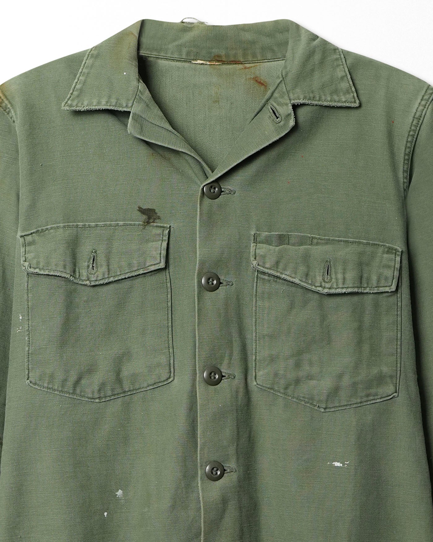 OG-107 GREEN STAINED SHIRT
