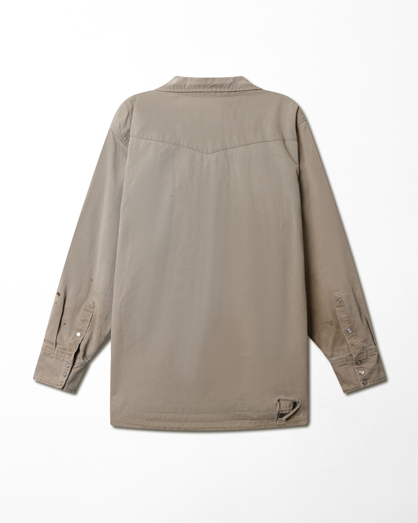 LAPCO BEIGE STAINED DISTRESSED SHIRT