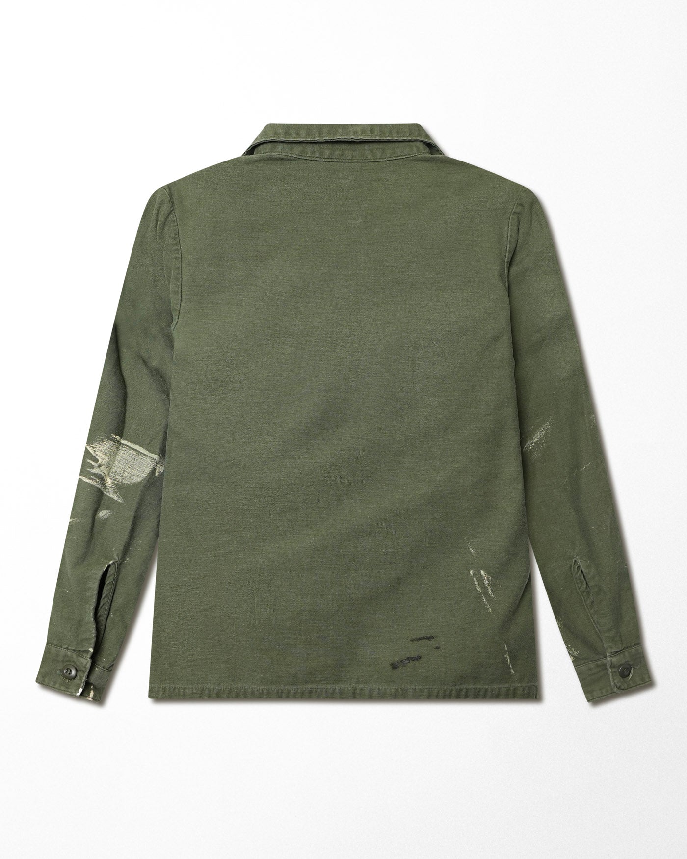 U.S. ARMY OG-107 GREEN STAINED SHIRT