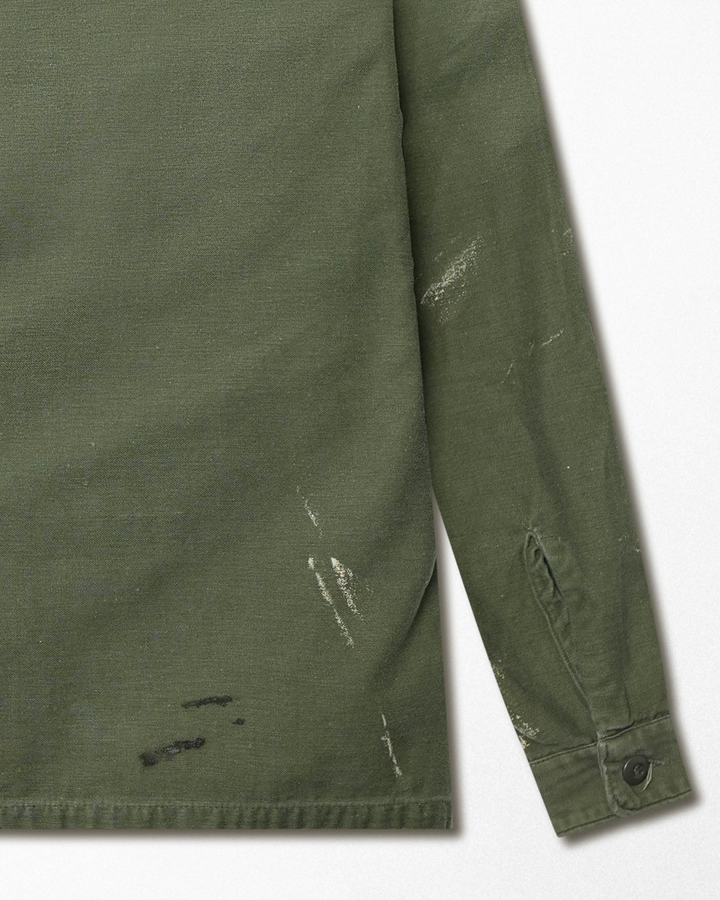 U.S. ARMY OG-107 GREEN STAINED SHIRT