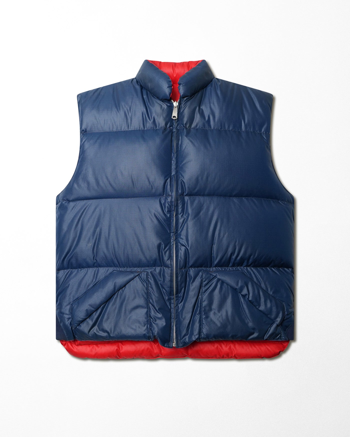 MONTGOMERY WARD BLUE RED REVERSIBLE DOWN VEST