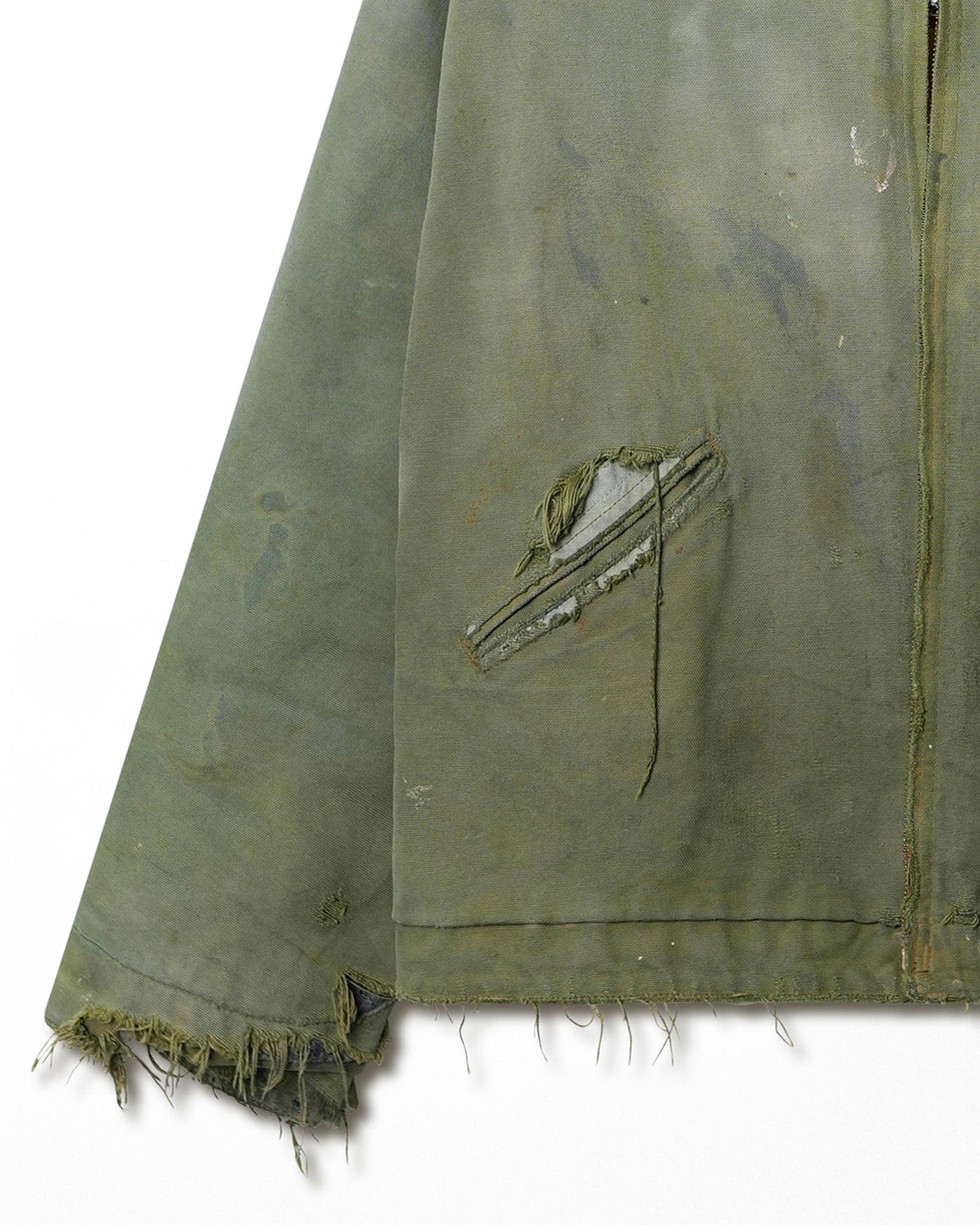 CARHARTT DETROIT GREEN FADED JACKET
