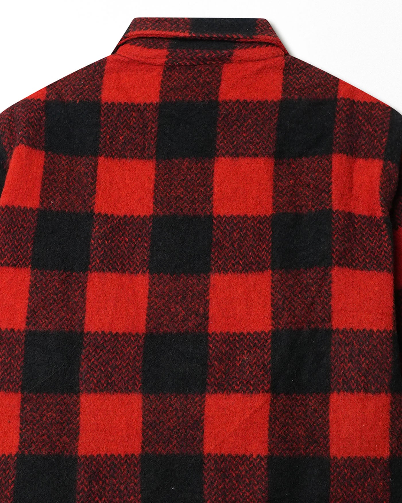 SPORT KING RED BLACK PLAID WOOL JACKET