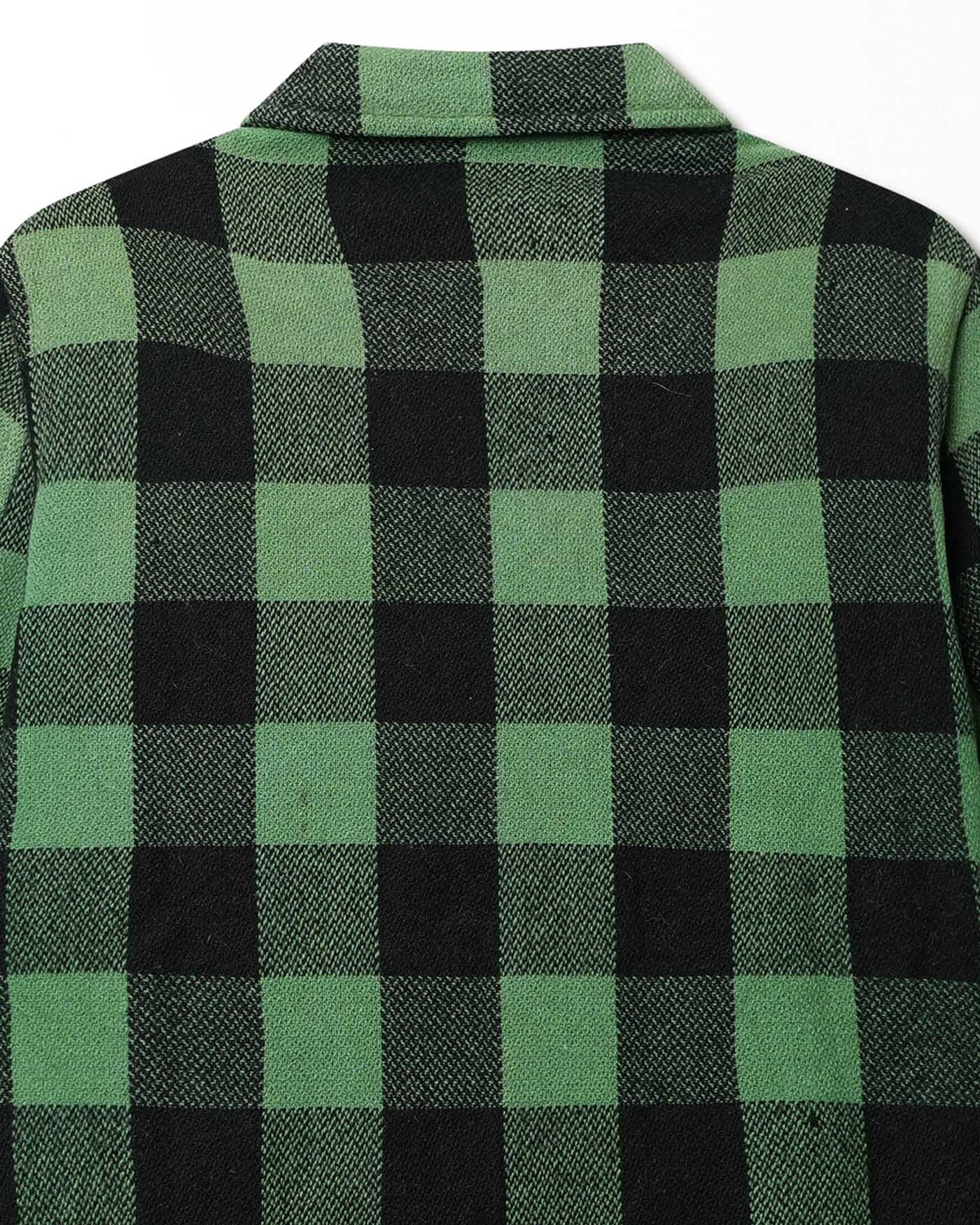 HERCULES GREEN BLACK WOOL JACKET