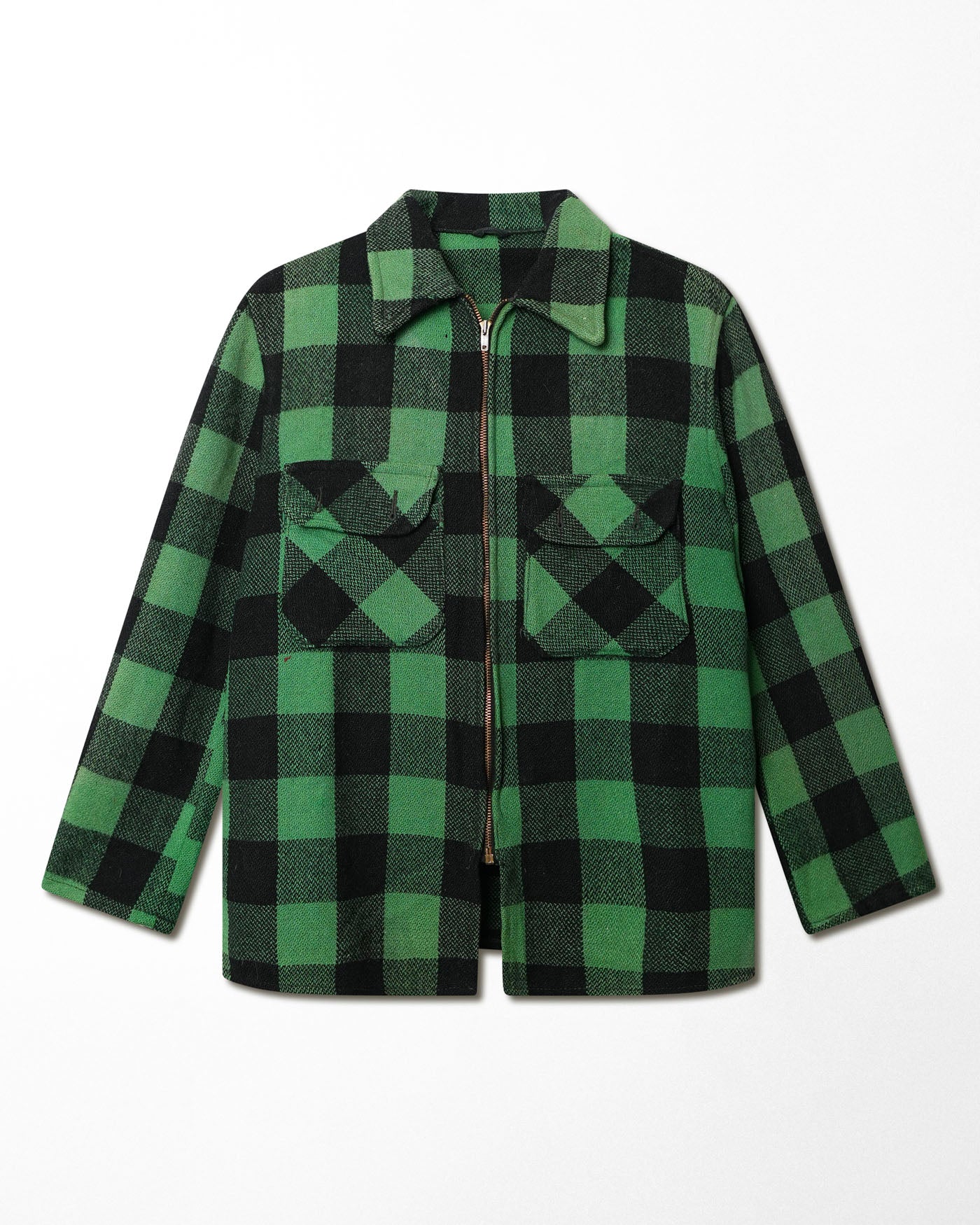 HERCULES GREEN BLACK WOOL JACKET
