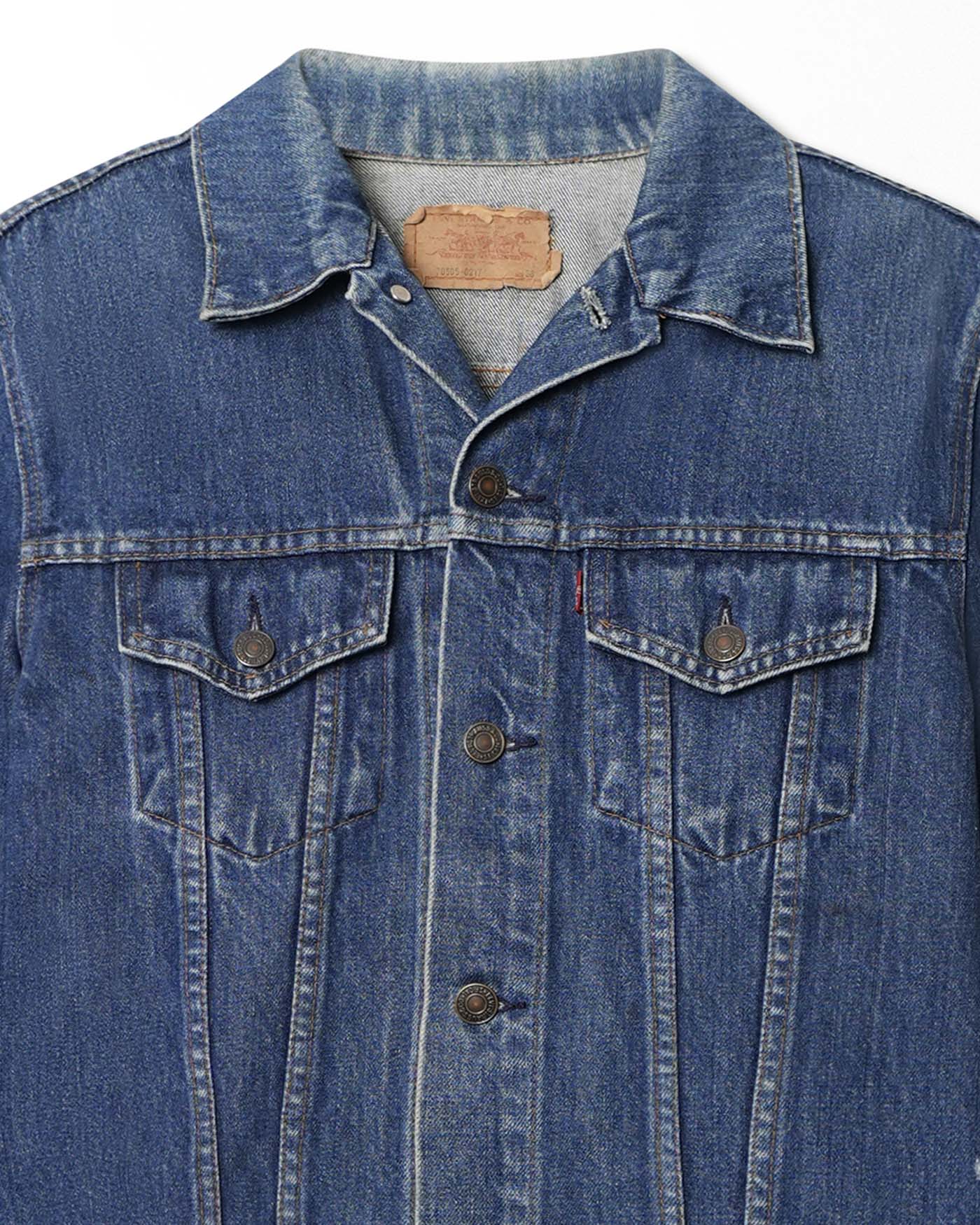 LEVI'S TYPE III DARK WASH DENIM JACKET
