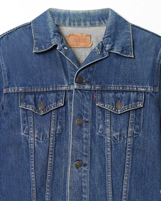 LEVI'S TYPE III DARK WASH DENIM JACKET