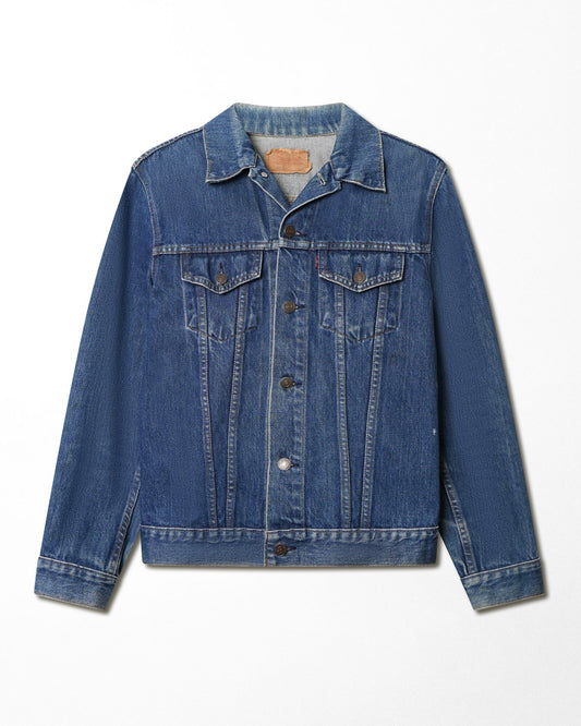 LEVI'S TYPE III DARK WASH DENIM JACKET