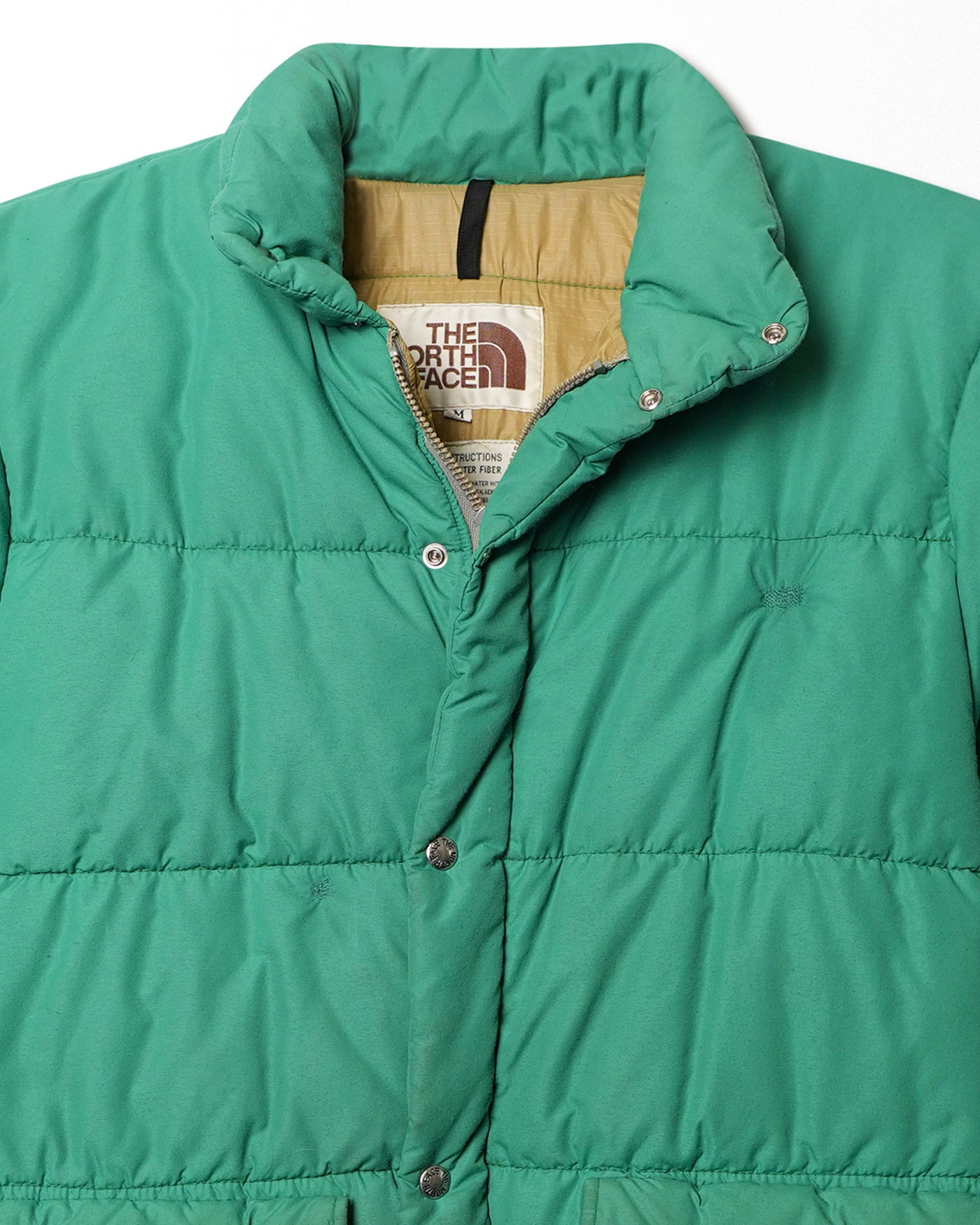 THE NORTH FACE GREEN PUFFER JACKET