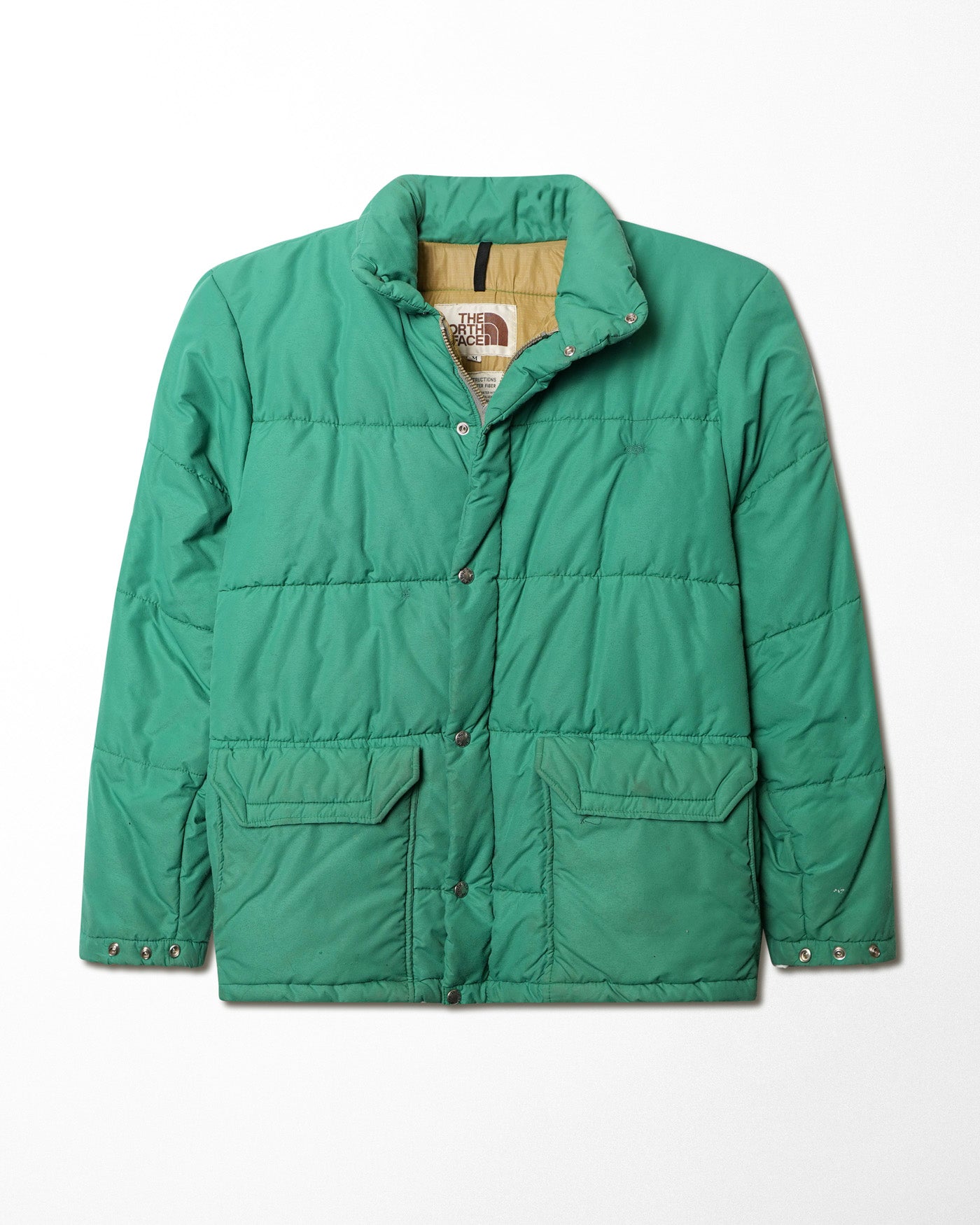 THE NORTH FACE GREEN PUFFER JACKET