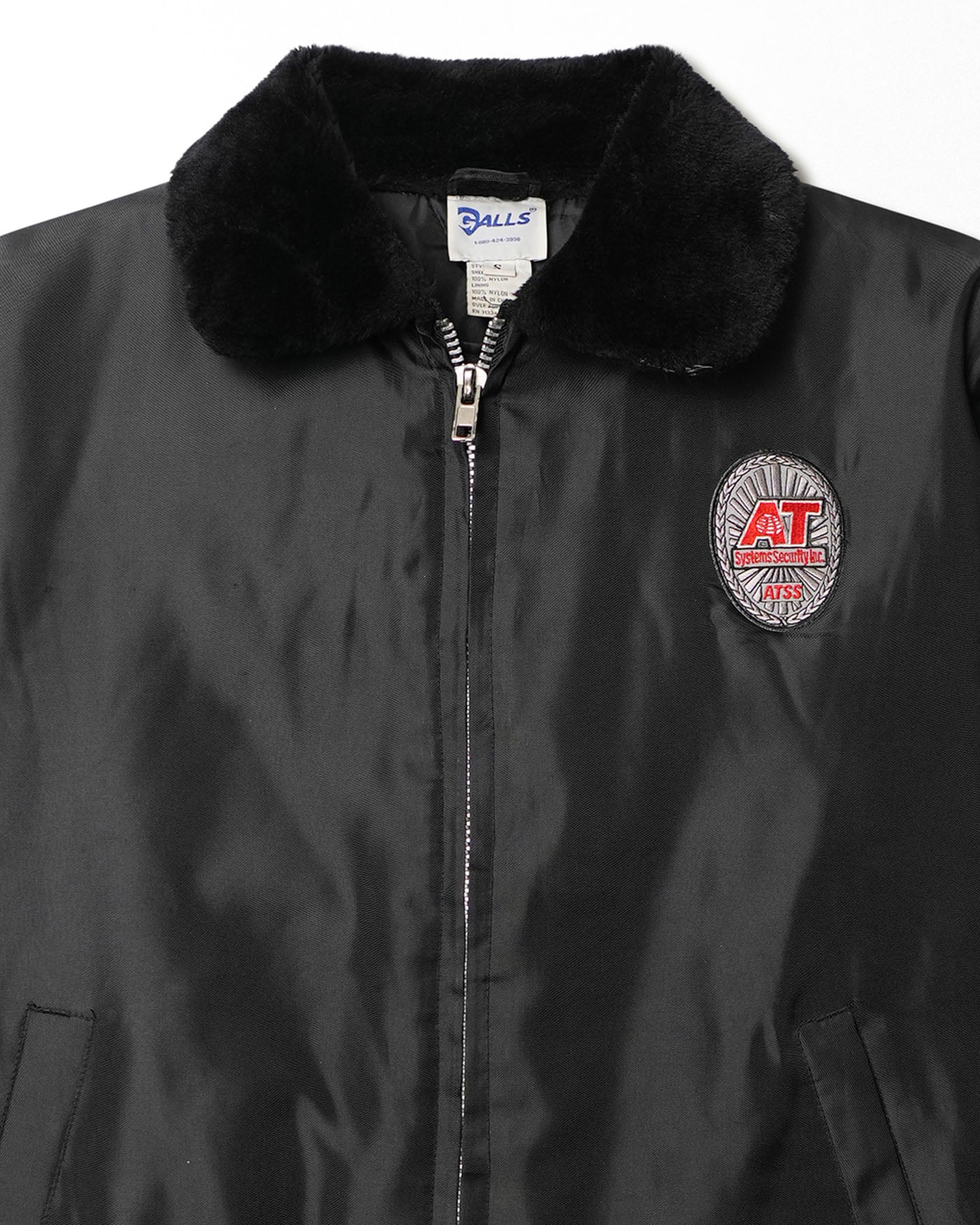 GALLS "SECURITY" BLACK BOMBER JACKET