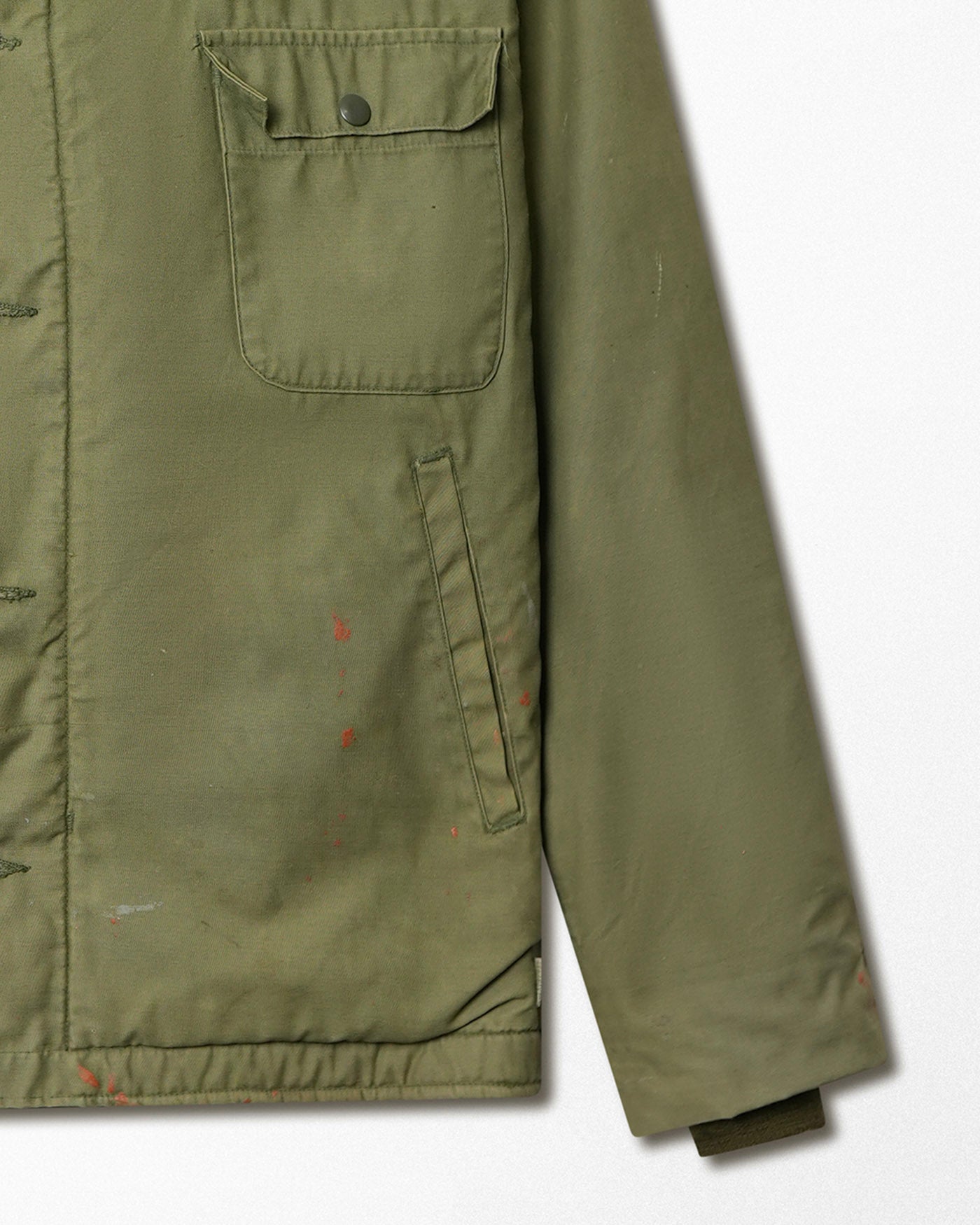 US ARMY A-2 GREEN DECK JACKET