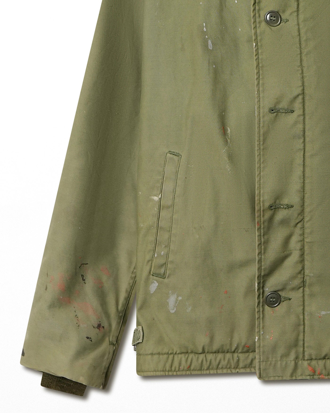 US ARMY A-2 GREEN DECK JACKET