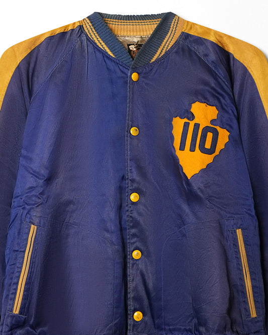 EMPIRE "NATIVE SONS" BLUE DISTRESSED JACKET