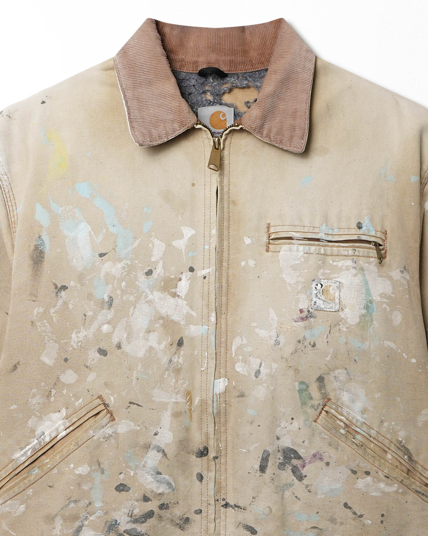 CARHARTT DETROIT BEIGE FADED PAINTER JACKET