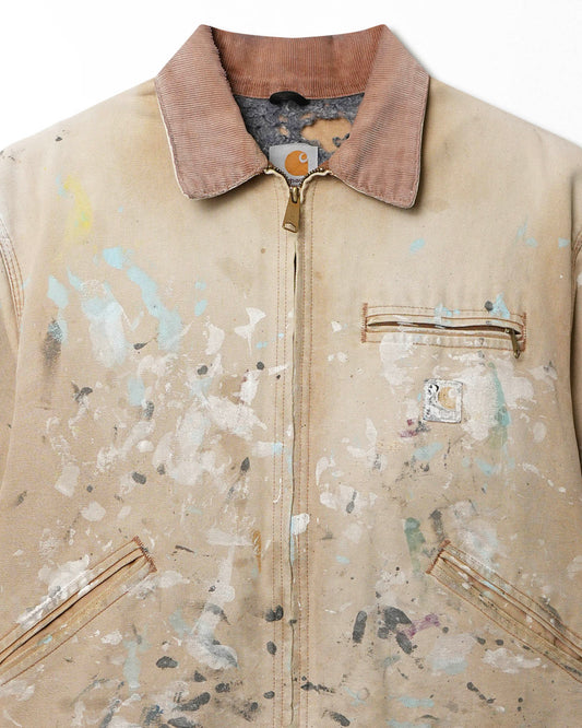 CARHARTT DETROIT BEIGE FADED PAINTER JACKET