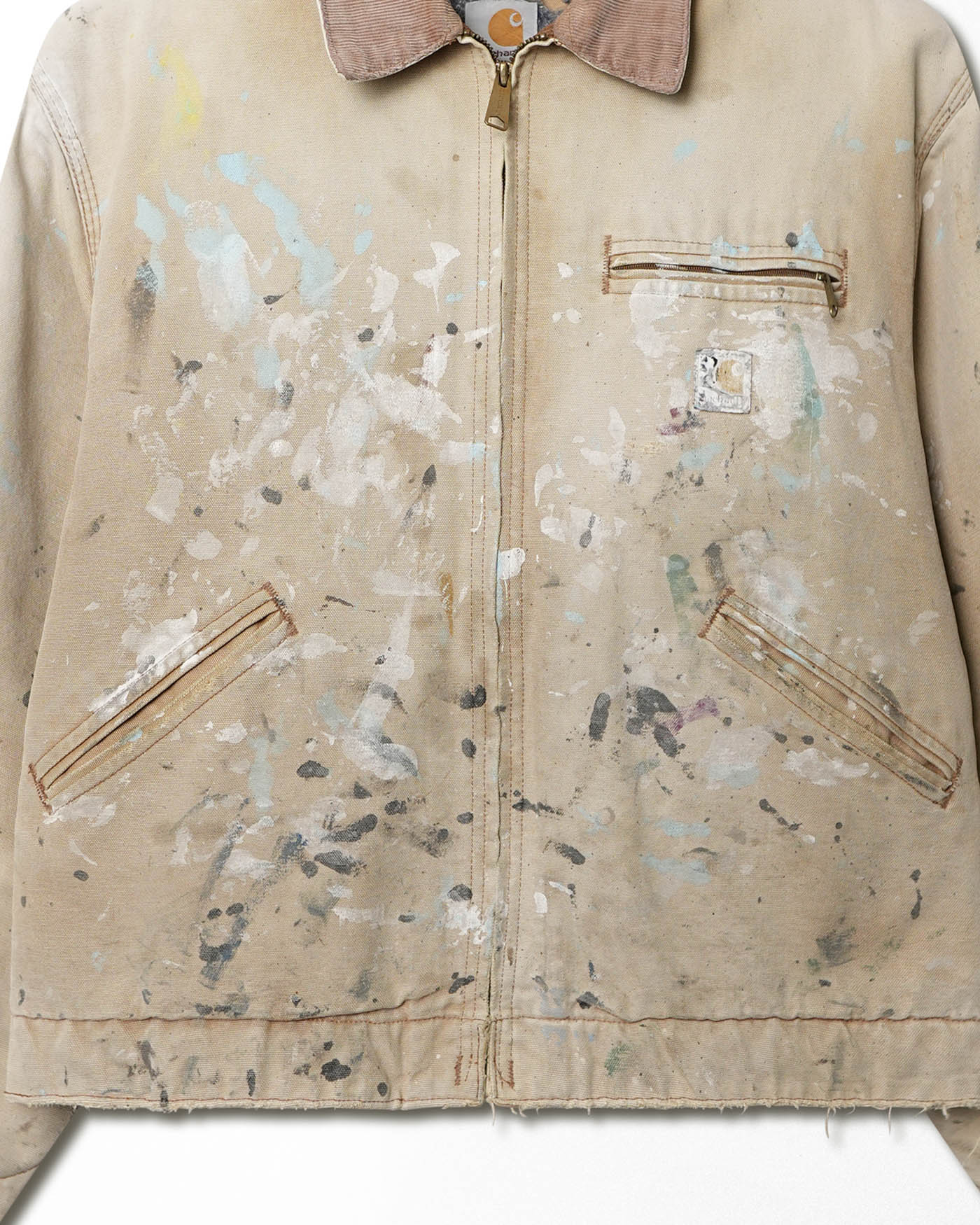 CARHARTT DETROIT BEIGE FADED PAINTER JACKET