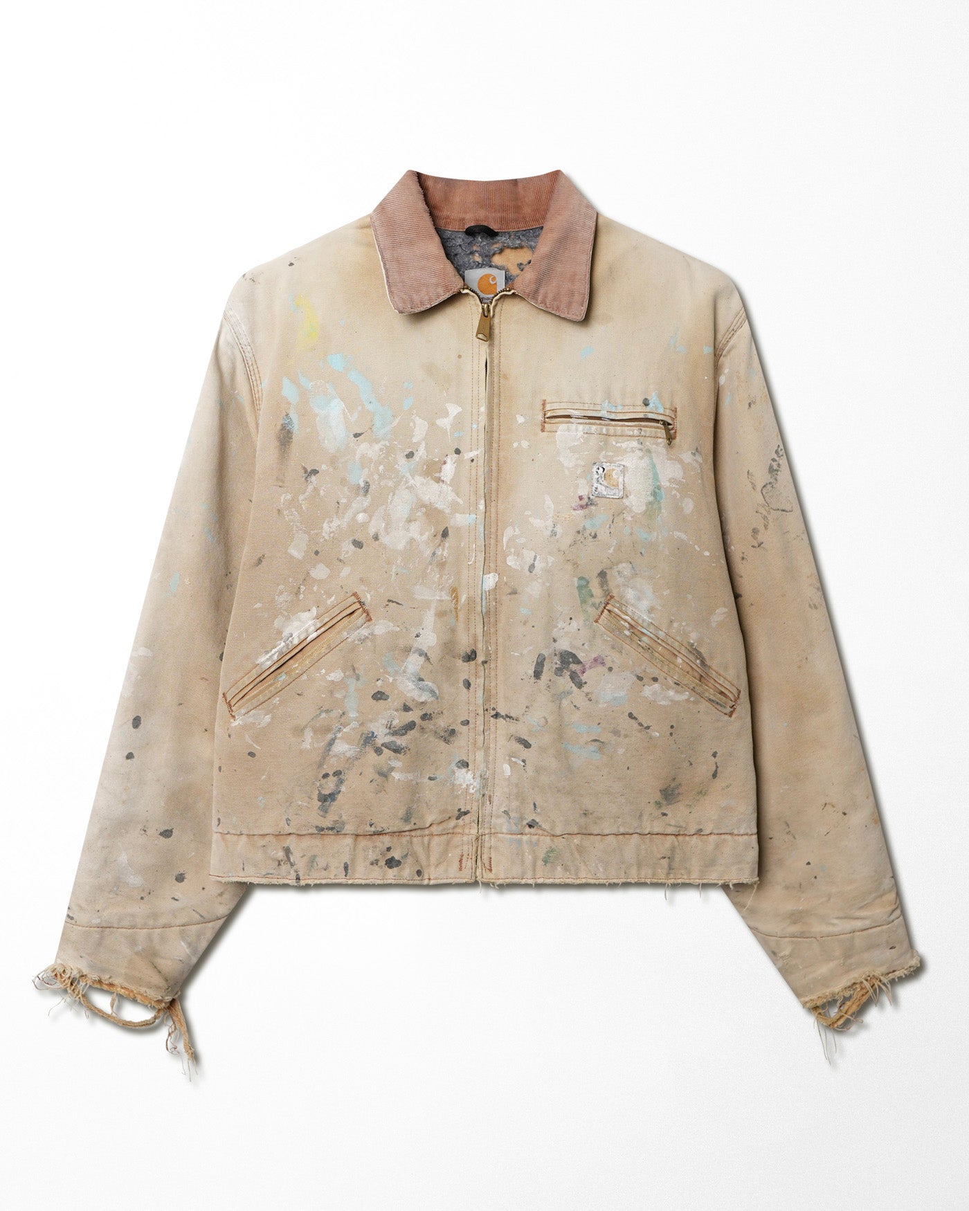CARHARTT DETROIT BEIGE FADED PAINTER JACKET