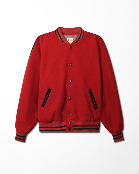 FELCO "HICKORY" RED VARSITY JACKET