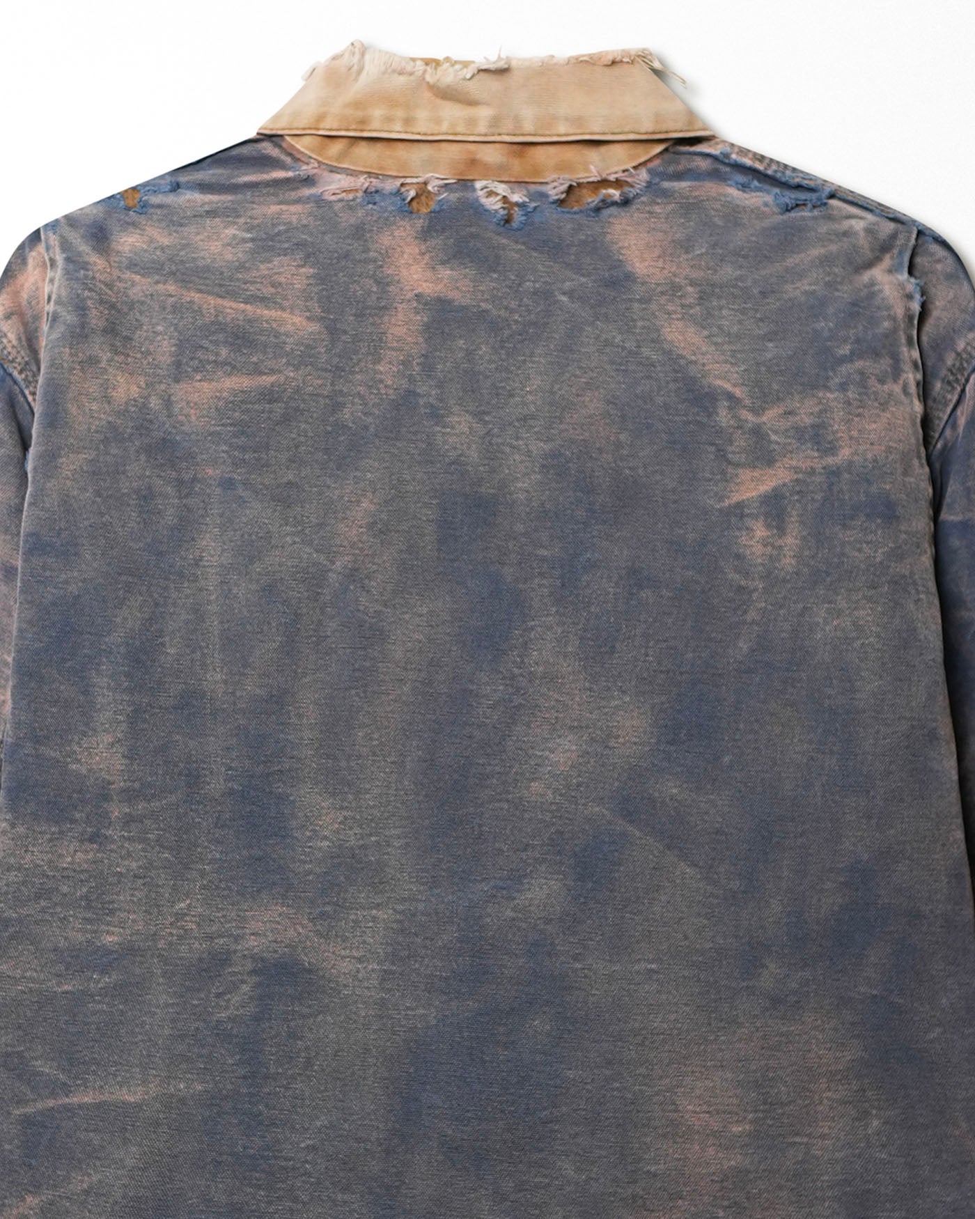 CARHARTT FADED AND DISTRESSED PURPLE DETROIT JACKET