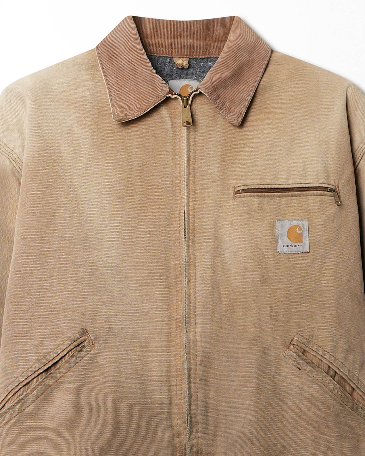 CARHARTT BEIGE FADED DETROIT JACKET