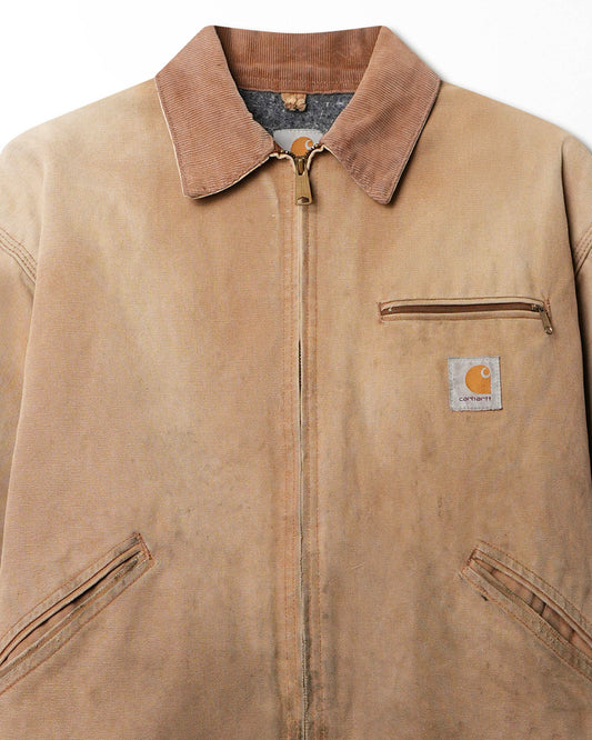 CARHARTT BEIGE FADED DETROIT JACKET