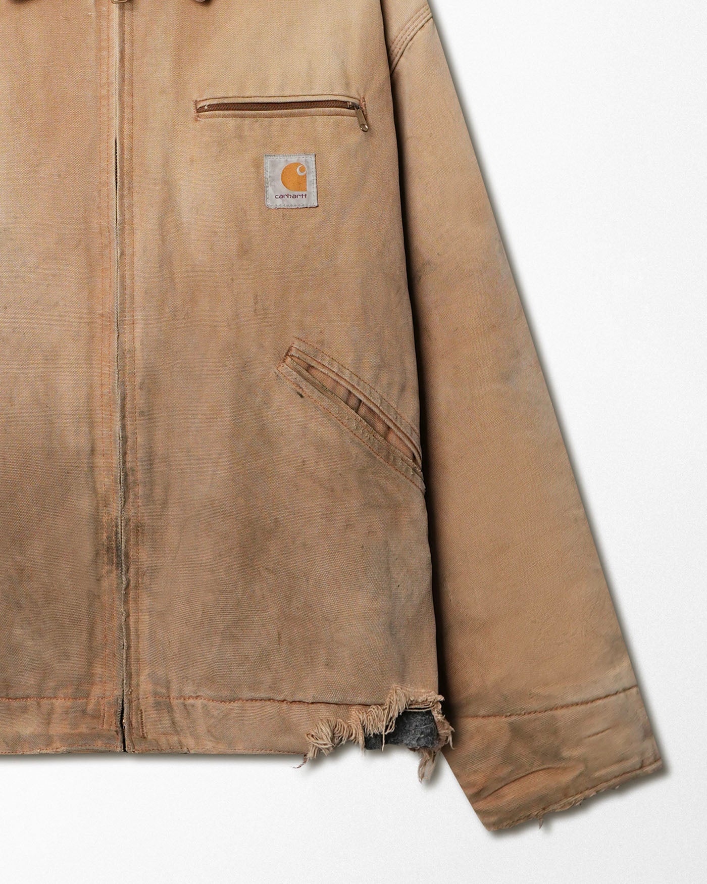 CARHARTT BEIGE FADED DETROIT JACKET