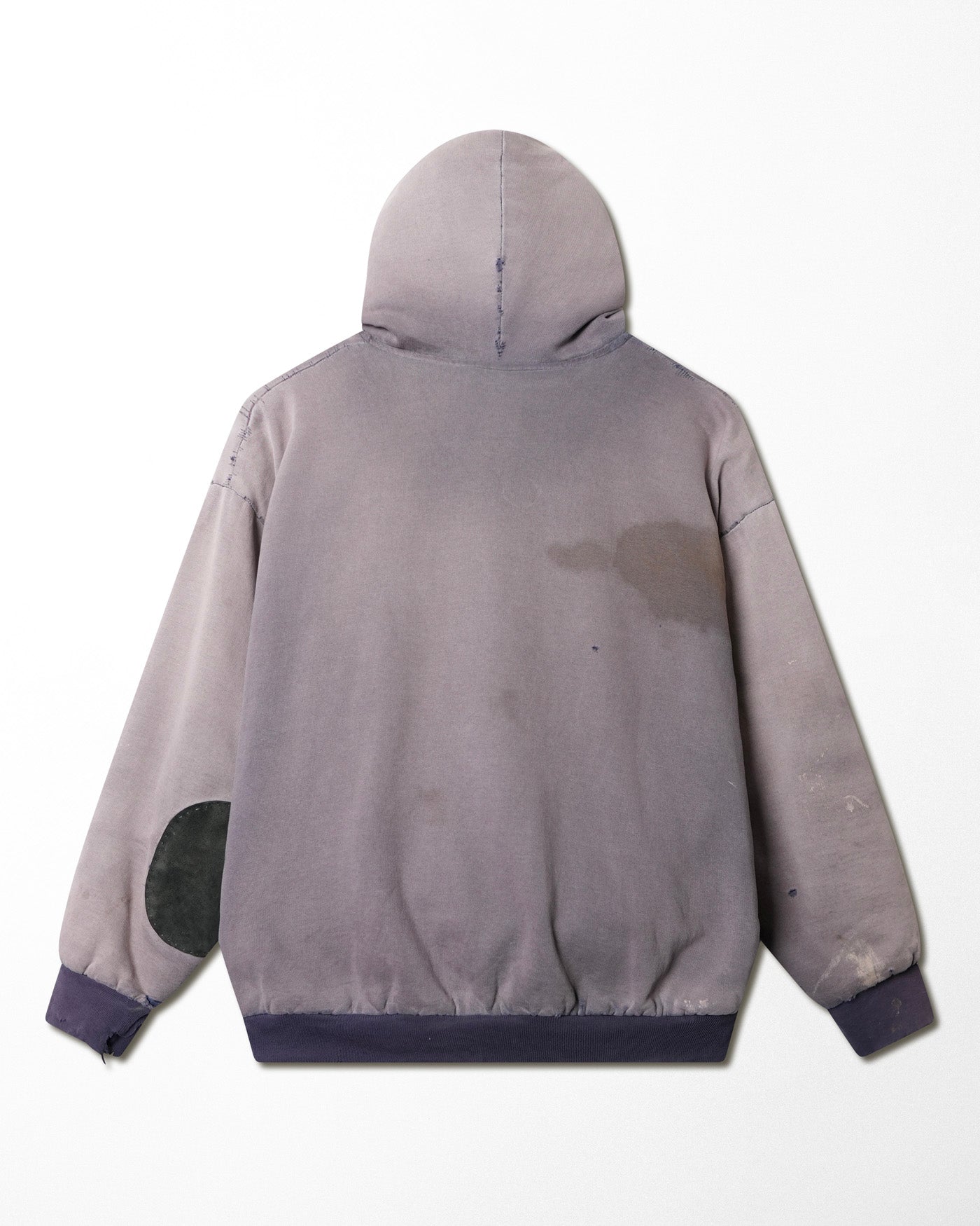 BAY TRADING PURPLE FADED STAINED HOODED JACKET