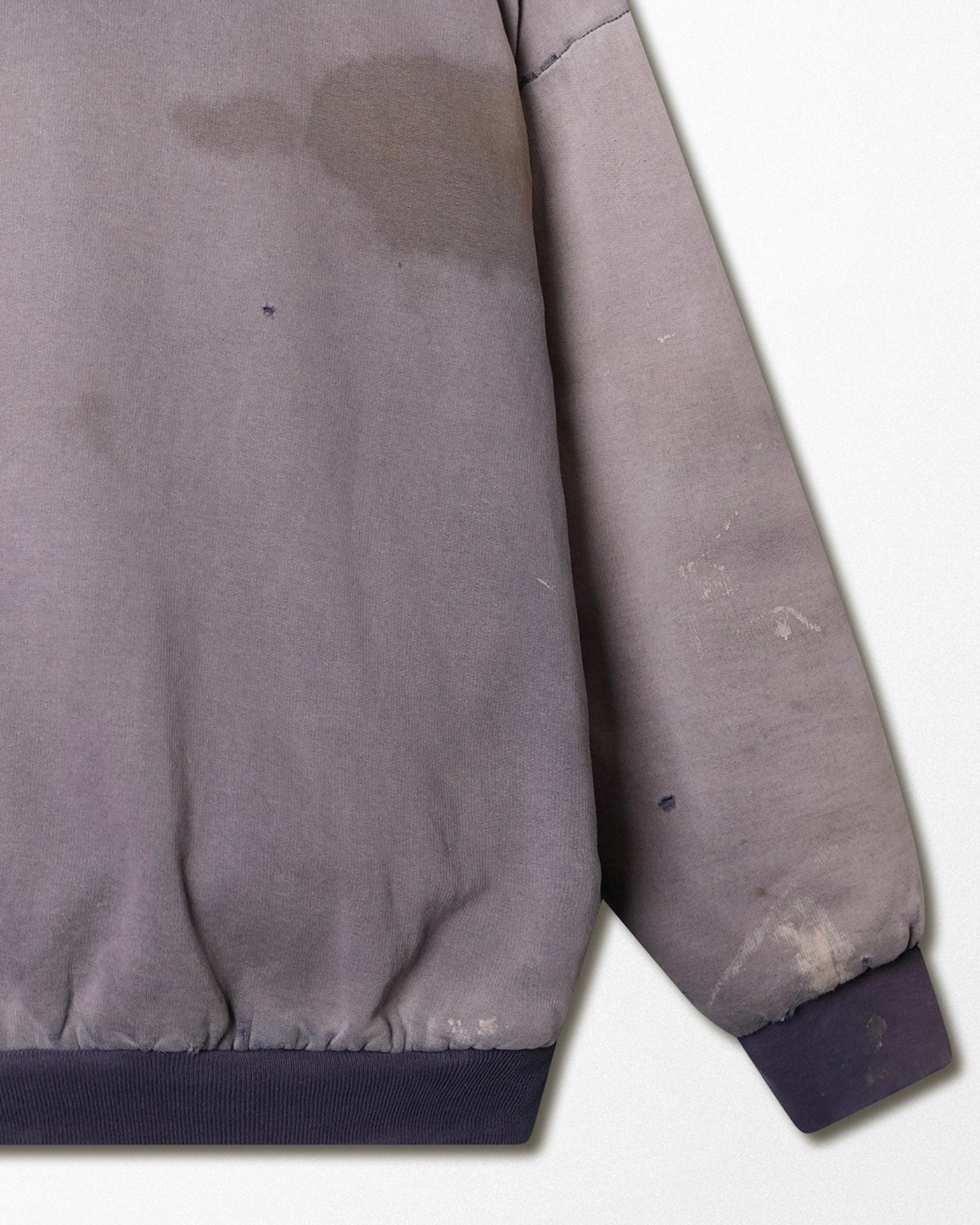 BAY TRADING PURPLE FADED STAINED HOODED JACKET