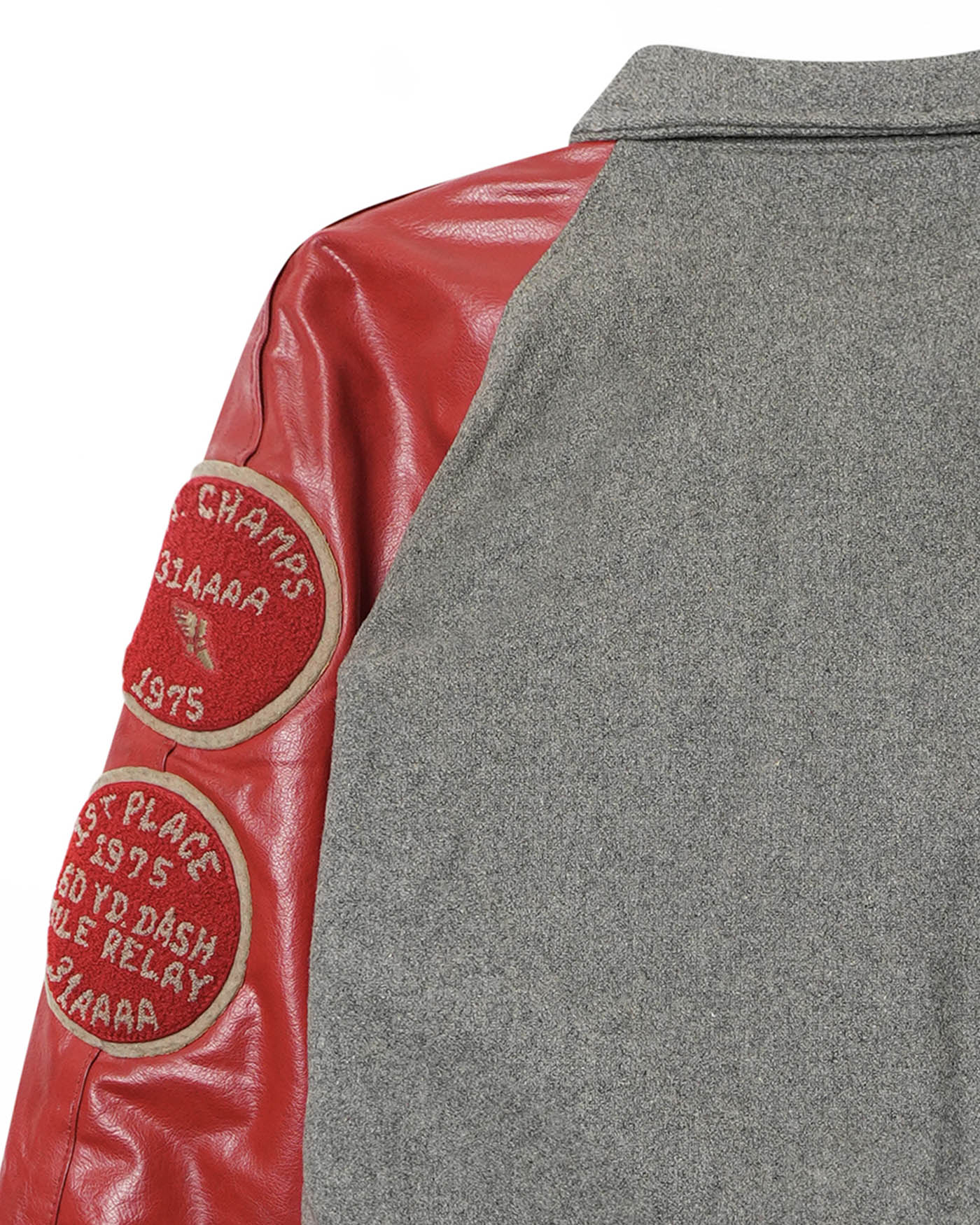 HOWE GREY RED VARSITY JACKET