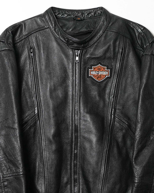 HARLEY DAVIDSON BLACK LEATHER JACKET