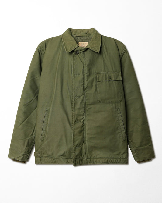 US ARMY A-2 GREEN DECK JACKET