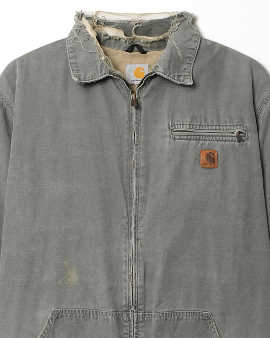 CARHARTT GREY DISTRESSED JACKET