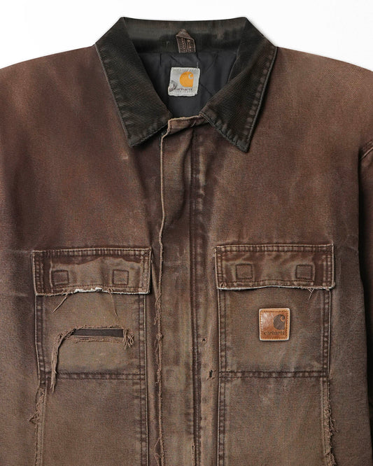 CARHARTT ARTIC BROWN DISTRESSED JACKET