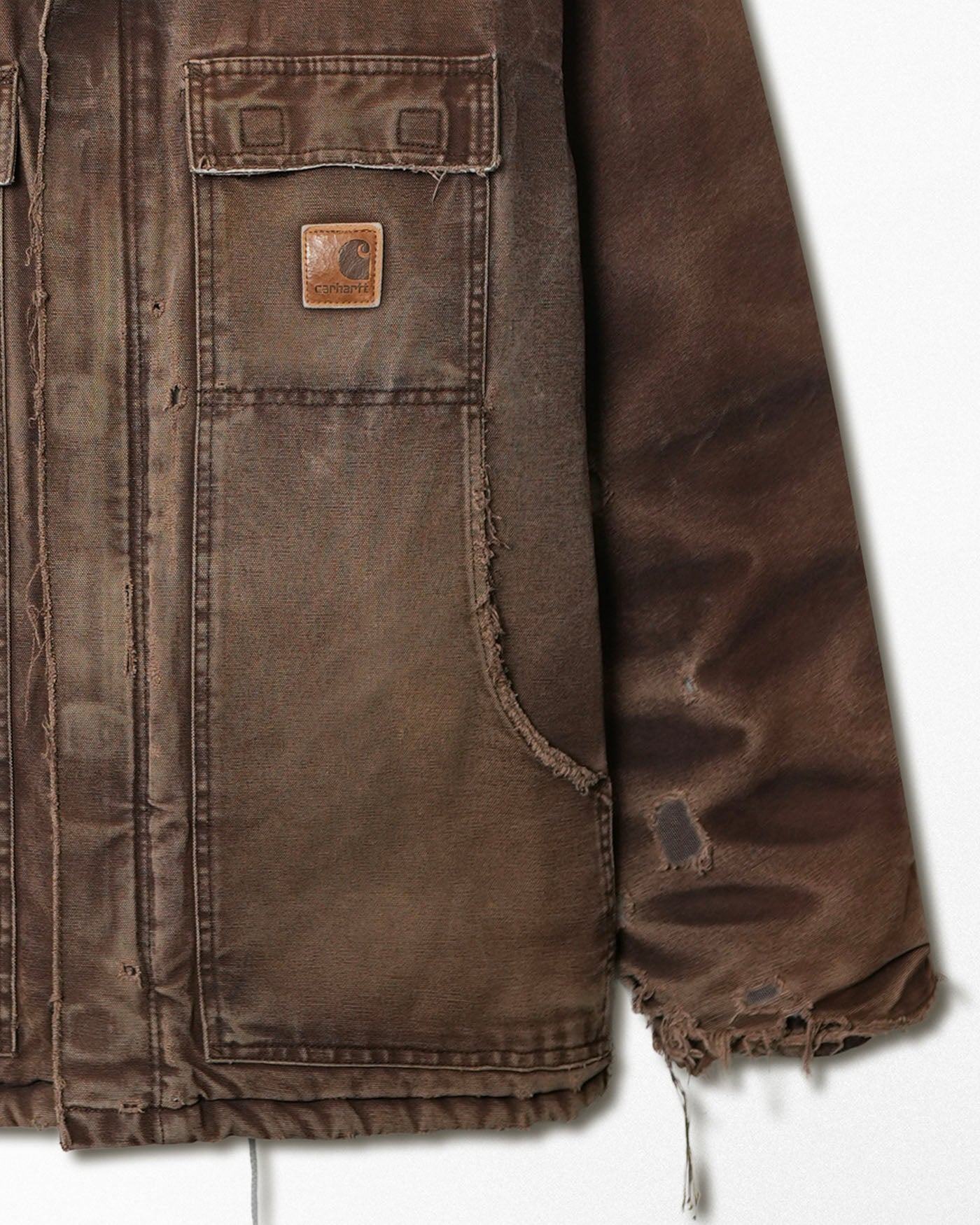 CARHARTT ARTIC BROWN DISTRESSED JACKET