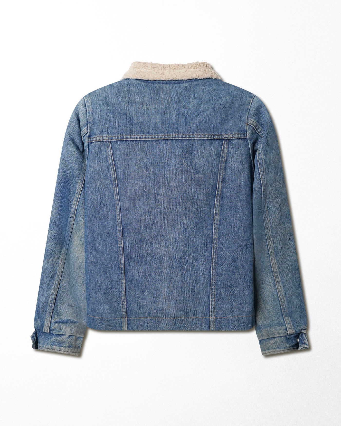 WRANGLER DARK WASH SHERPA JACKET