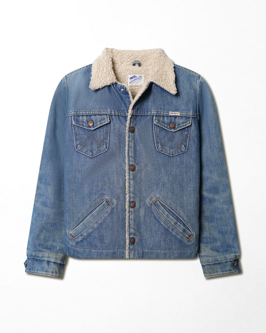 WRANGLER DARK WASH SHERPA JACKET