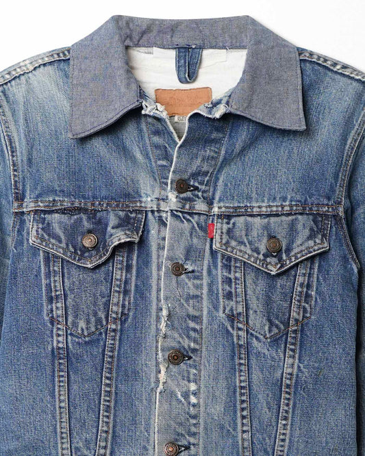 LEVI'S MID-WASH FADED TYPE 3 DENIM JACKET
