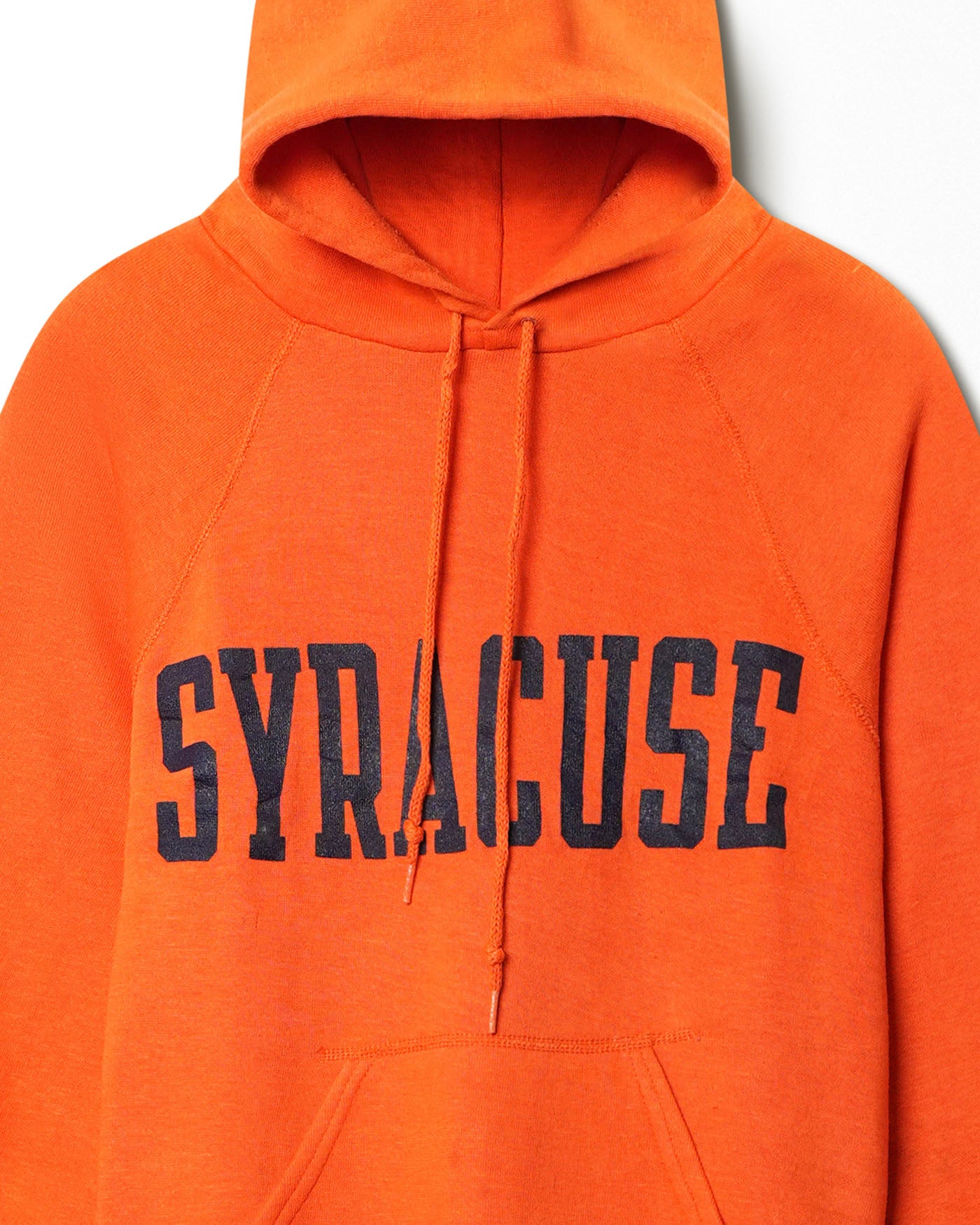 CHAMPION "SYRACUSE" ORANGE RAGLAN HOODIE