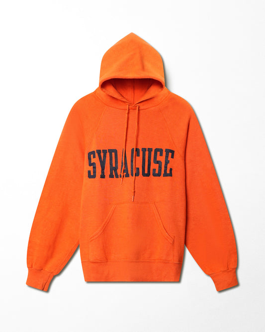 CHAMPION "SYRACUSE" ORANGE RAGLAN HOODIE