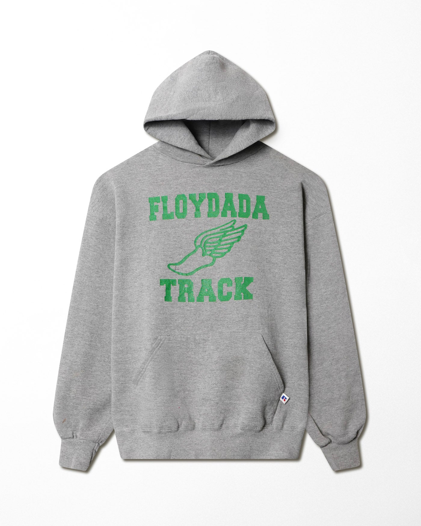 RUSSELL “FLOYDADA TRACK” GREY HOODIE