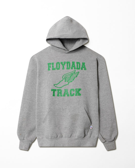 RUSSELL “FLOYDADA TRACK” GREY HOODIE
