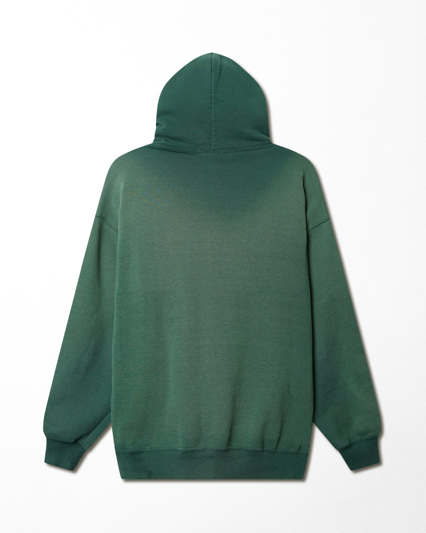 RUSSELL GREEN FADED ZIP HOODIE
